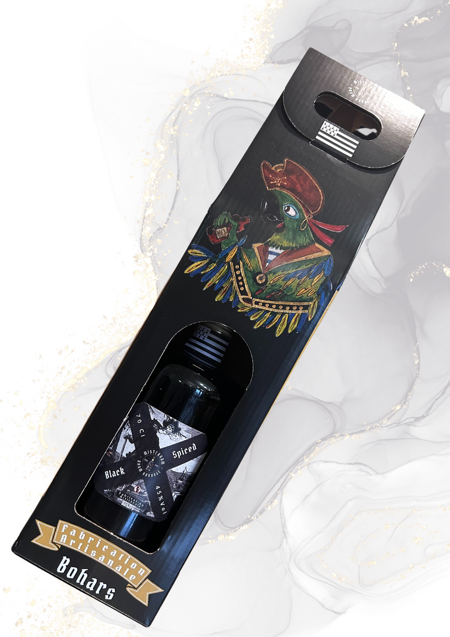 Rhum Black Spiced Filtré 45 % Vol 70 cl