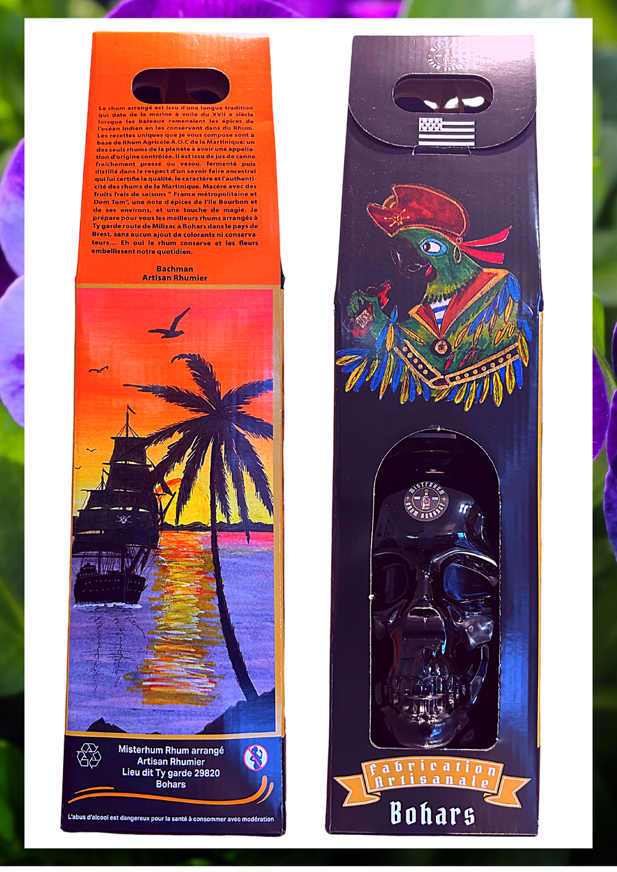 Rhum arrangé Pirate Black Spiced 45 % Vol 70 cl