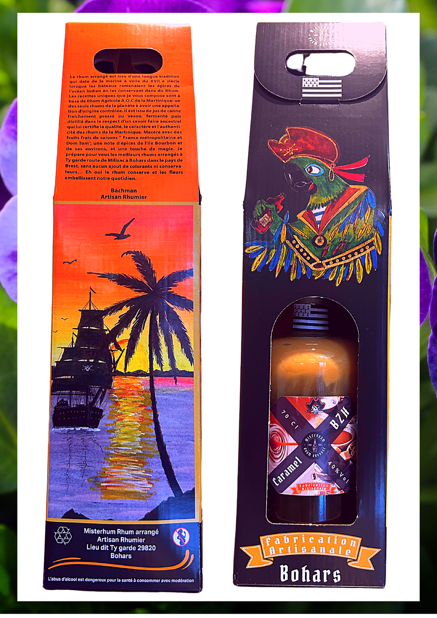 Rhum arrangé Caramel BZH 40% vol 70 cl