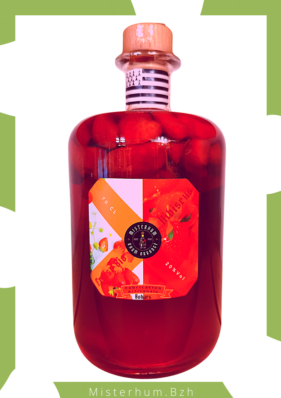 Mojito fraises Capriss Bio 20% Vol 70 cl