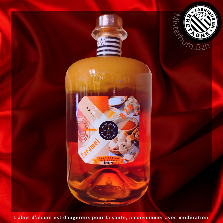 Rhum arrangé Caramel BZH 40% vol 70 cl