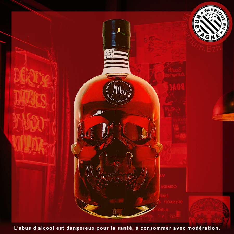Rhum arrangé Pirate Black Spiced 45 % Vol 70 cl