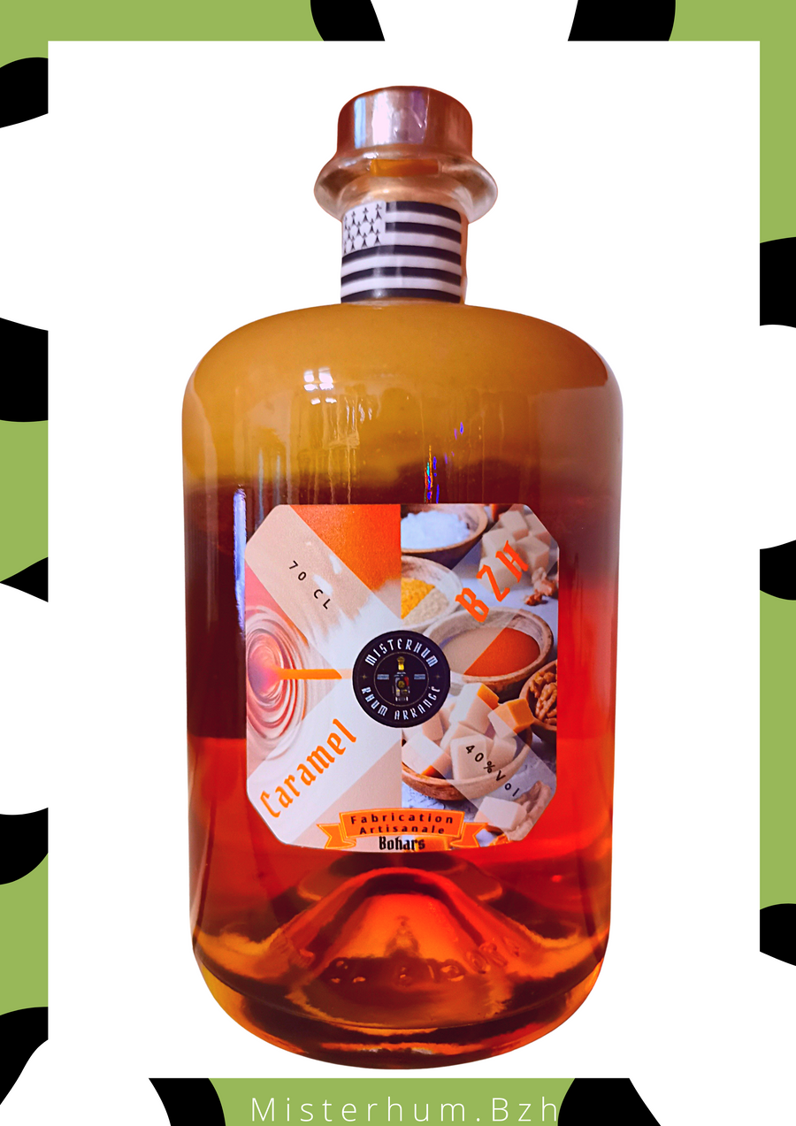 Rhum arrangé Caramel BZH 40% vol 70 cl