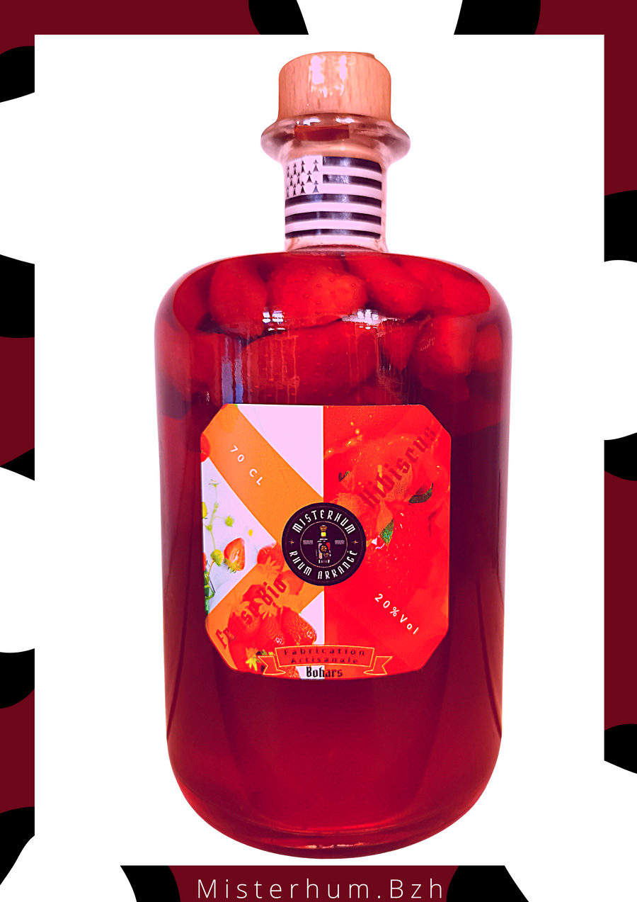 Mojito fraises Capriss Bio 20% Vol 70 cl