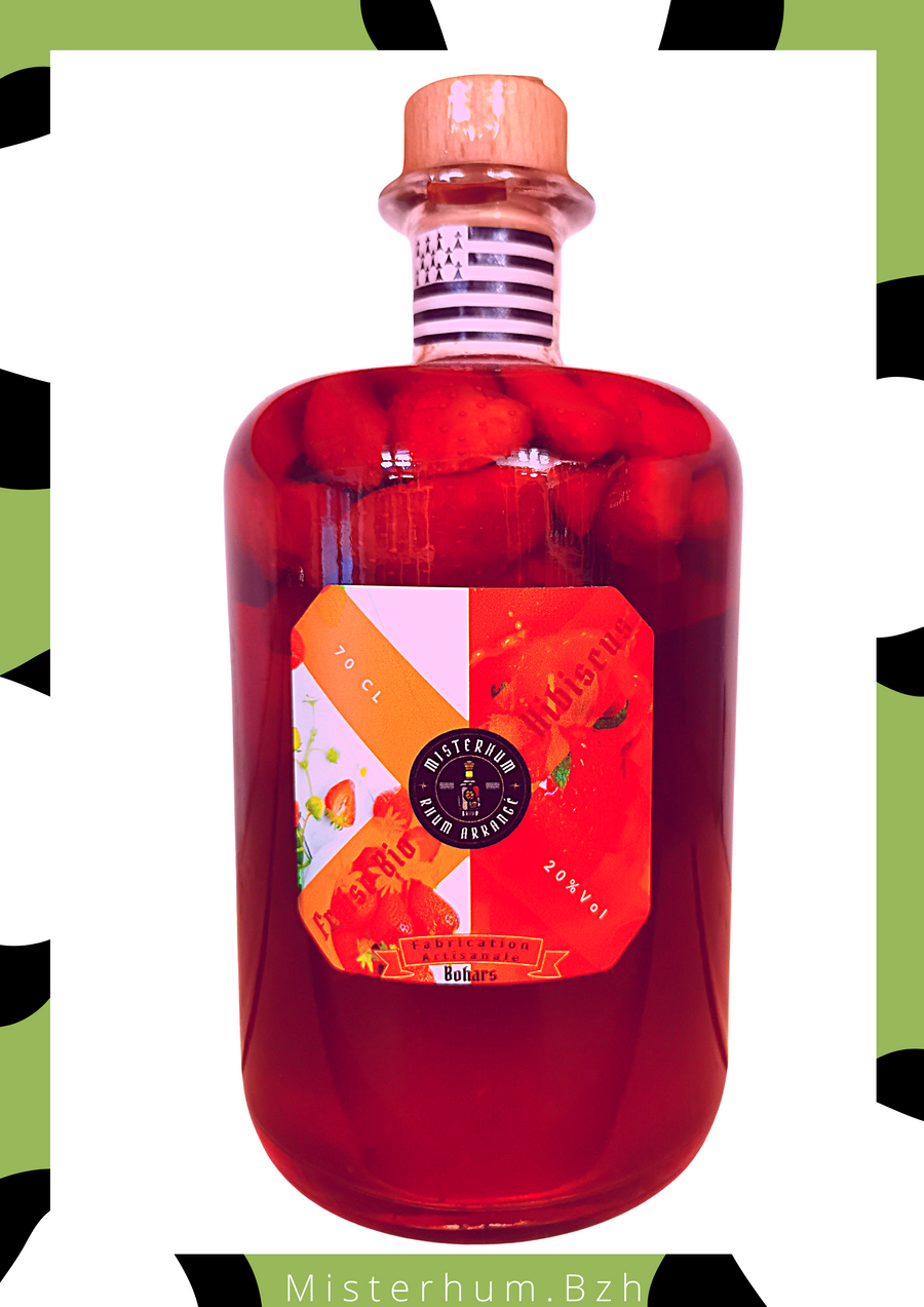 Mojito fraises Capriss Bio 20% Vol 70 cl