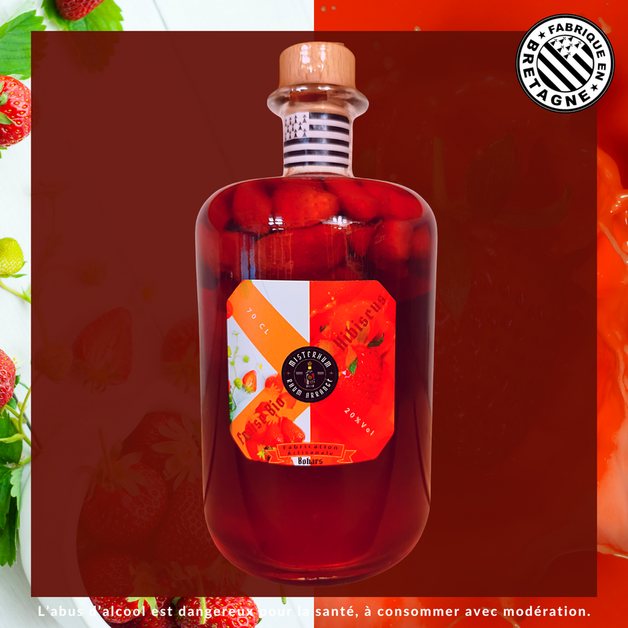 Misterhum Mojito fraises Capriss Bio 20% Vol 70 cl