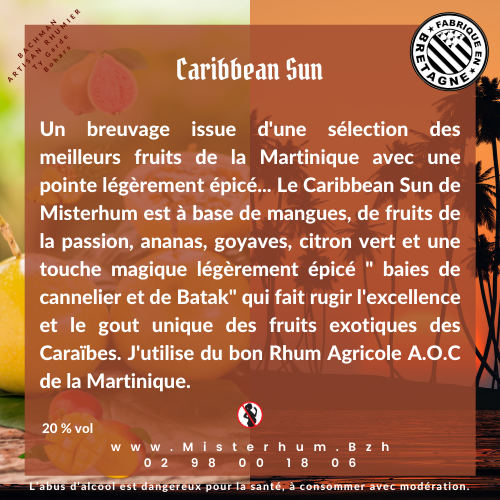 Misterhum Fillette Caribbean Sun 20% vol 35 cl