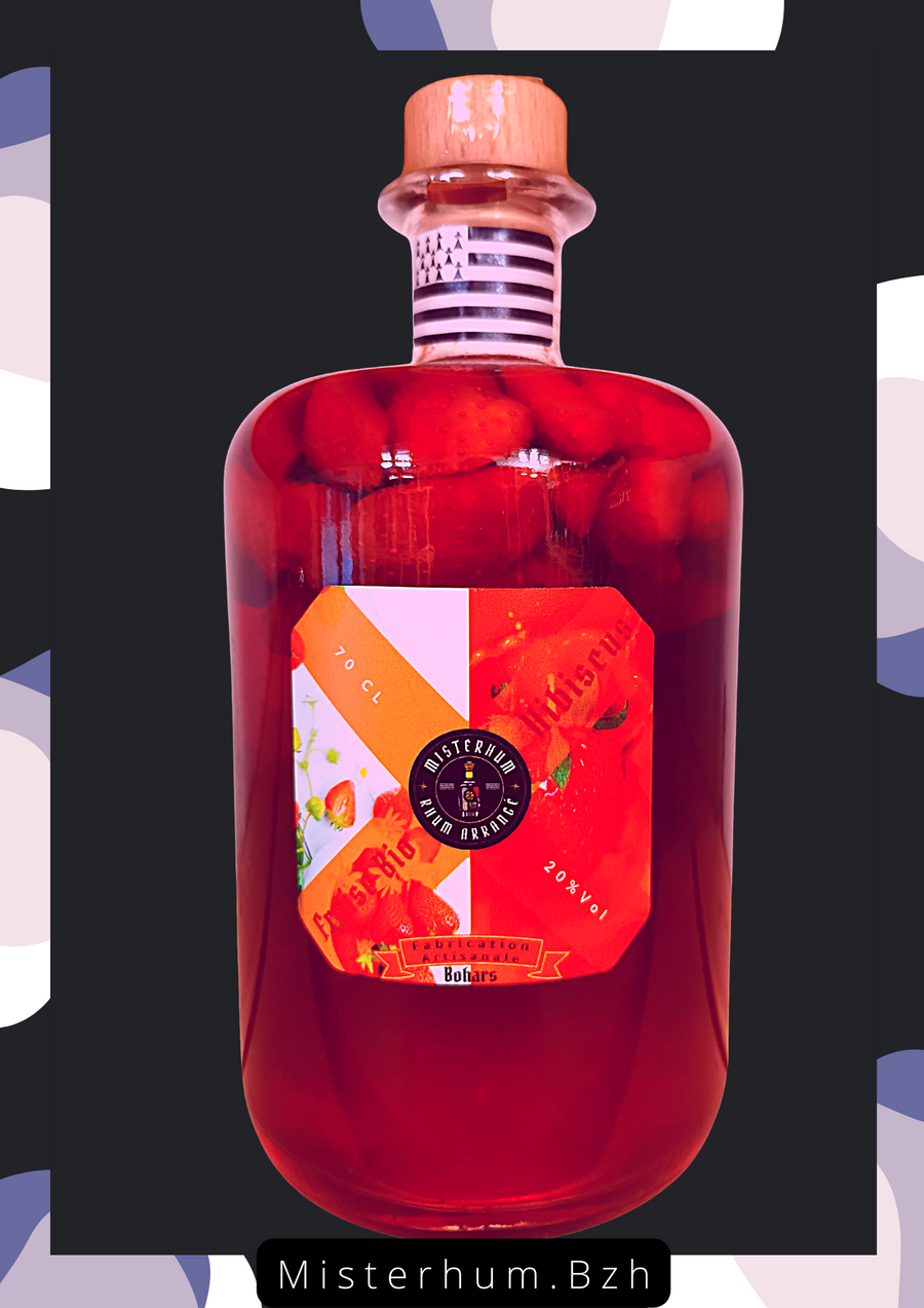 Mojito fraises Capriss Bio 20% Vol 70 cl